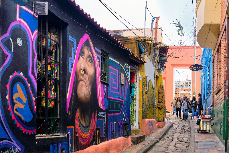 Best Things To Do In Bogota | La Candelaria street art