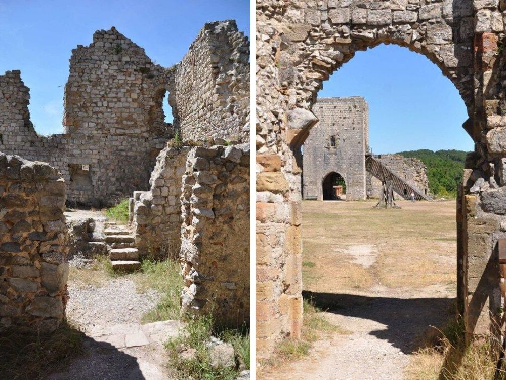 Chateau de Puivert Ruins Languedoc Roussillon