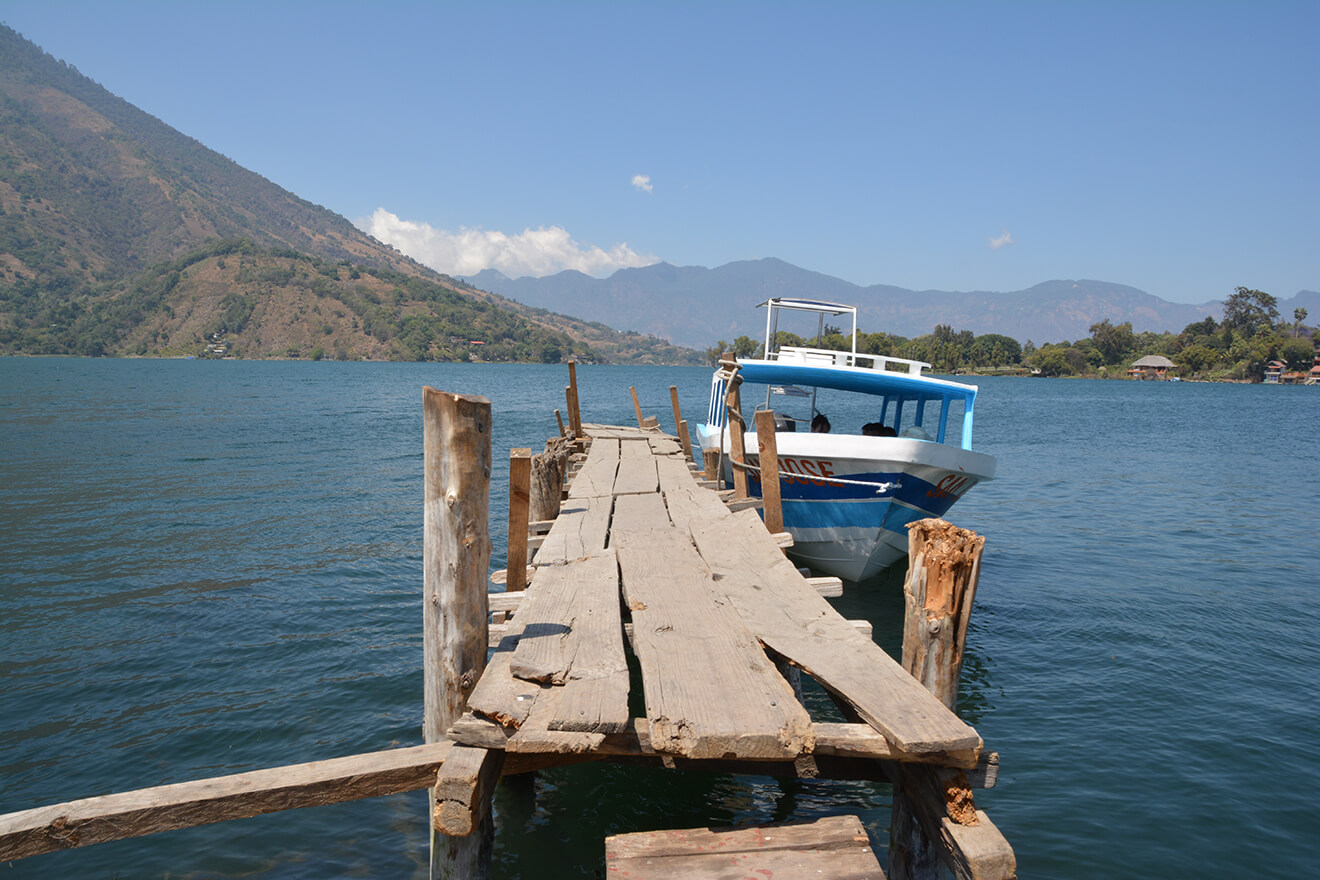 Lake Atitlan Pier Boat